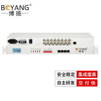 Boyang BY-E8F1 protocol converter 8-channel E1 (16M) to 1-channel Ethernet rack-mounted 1 price