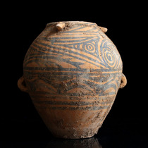 仿古彩绘陶罐古典中式家居装饰品马家窑文化陶器文物复制文玩收藏