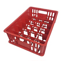Thickened 24-grid Red Cup box beer basket plastic cup basket wine cup basket tableware storage frame restaurant glass cup holder