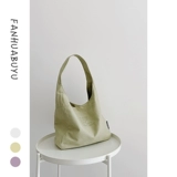 梵花不语 Брендовая сумка на одно плечо, льняная сумка, универсальный шоппер, с вышивкой, в корейском стиле