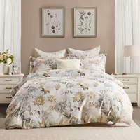 Harbour House bông satin in denim giường giường bông vải quilt Parrot - Bộ đồ giường bốn mảnh mẫu chăn ga gối đệm cưới