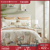 Harbor House New Frontier Cotton Full Cotton Mill Wool Four Pieces Of Mediterranean Printed Pure Cotton Bed Bedding Pearl