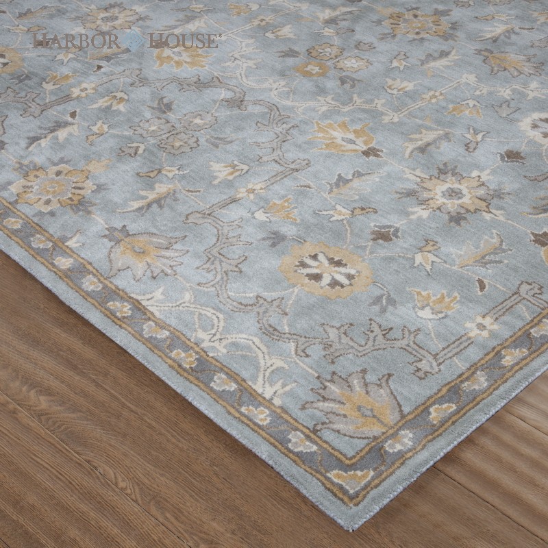 Harbor House India imports American-style bedroom bed blanket thick section wool handmade gun-stabbed carpet Kaleb