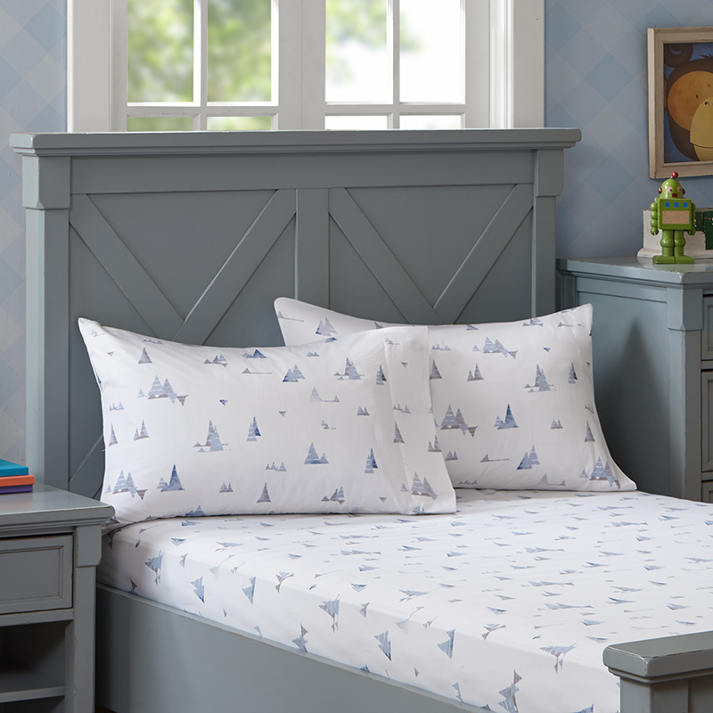 Bộ đồ giường bằng vải cotton cho trẻ em trải giường đơn giản bộ đồ giường đơn giản Dệt may nhà Mỹ Darien - Trang bị Covers Ga phủ giường
