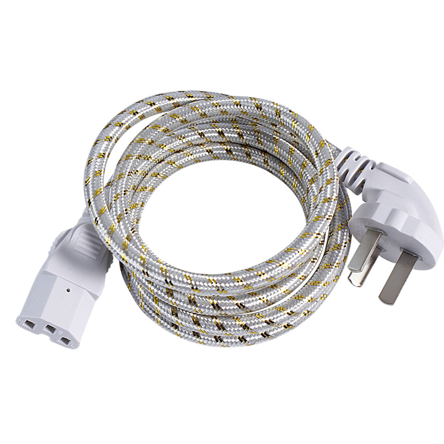 侬姐 3000W 编织品字尾电源线 图4