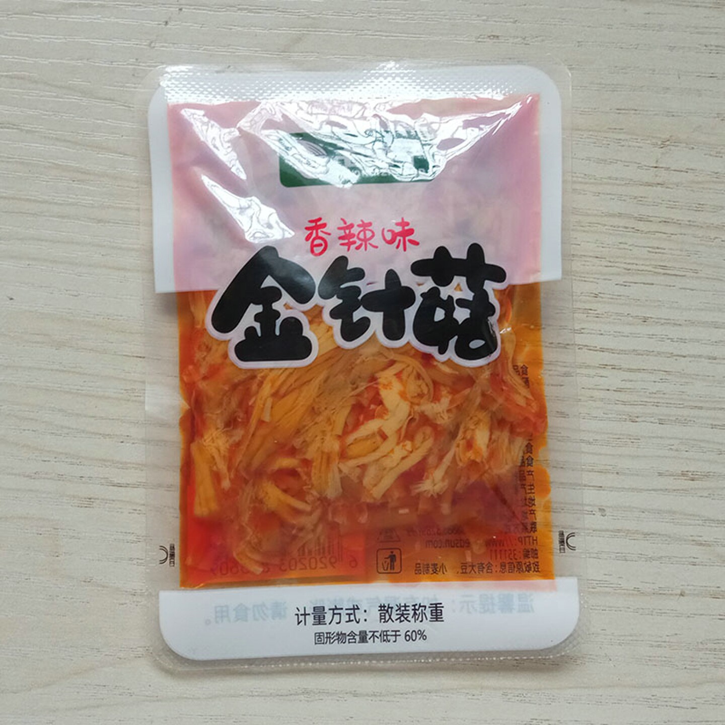 毛海子金针菇香辣味450g
