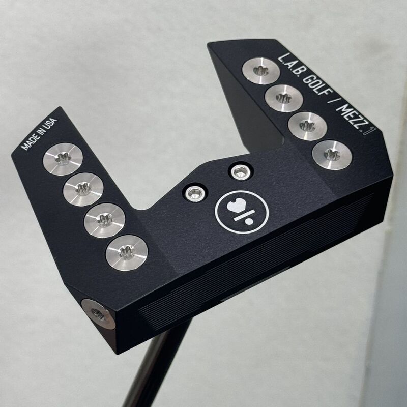 Lab Golf Mezz.1 Men's Golf Putter Automatic Balancing Face Return to Center Big Black Bull Putter Horn