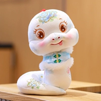 Синяя маленькая белая змея 20 см