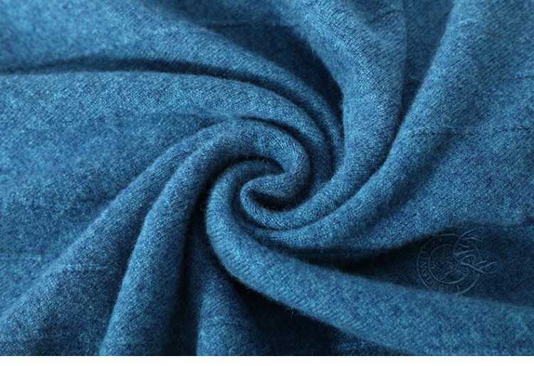 Bộ đếm chính hãng 2018 mùa đông mới có đường chéo sọc chéo áo len cashmere cho nam áo khoác jean nam