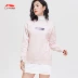 Li Ning Wei Yi Bà 2019 Dòng thời trang thể thao mới dài tay cổ tròn mùa xuân màu rắn đan hàng đầu - Thể thao lông cừu / jumper Thể thao lông cừu / jumper