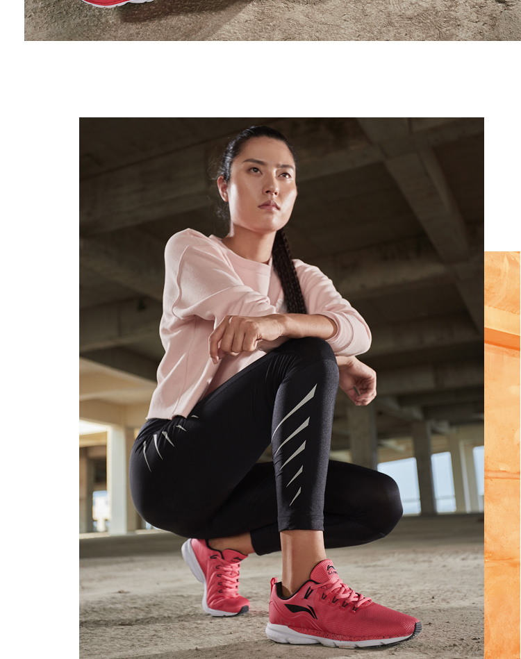 Giày chạy bộ Li Ning nữ mới, giày chống trượt nhẹ, chống trượt, giày thể thao màu đen mùa thu và mùa đông giày bitis nữ