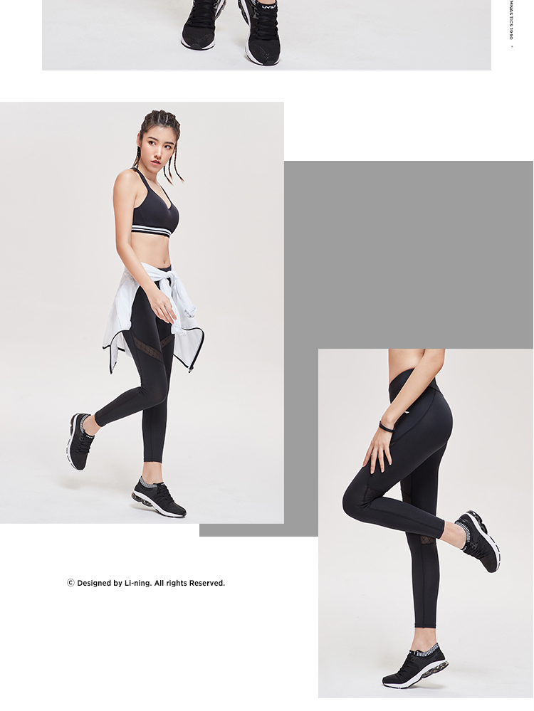 Quần tập thể thao Li Ning 2019 mới tập chân quần dài tập quần bó sát - Quần thể thao quần short the thao nam nike