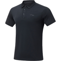 Li Ning POLO Футболка Мужская летняя мужская одежда Фитнес бегущий футболка Оборот захватывающий скорость сухие блузки спорт короткие рукава мужчины