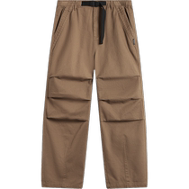 Li Ning CF traceable casual pants mens 2024 new outdoor series trousers loose autumn straight woven sports pants