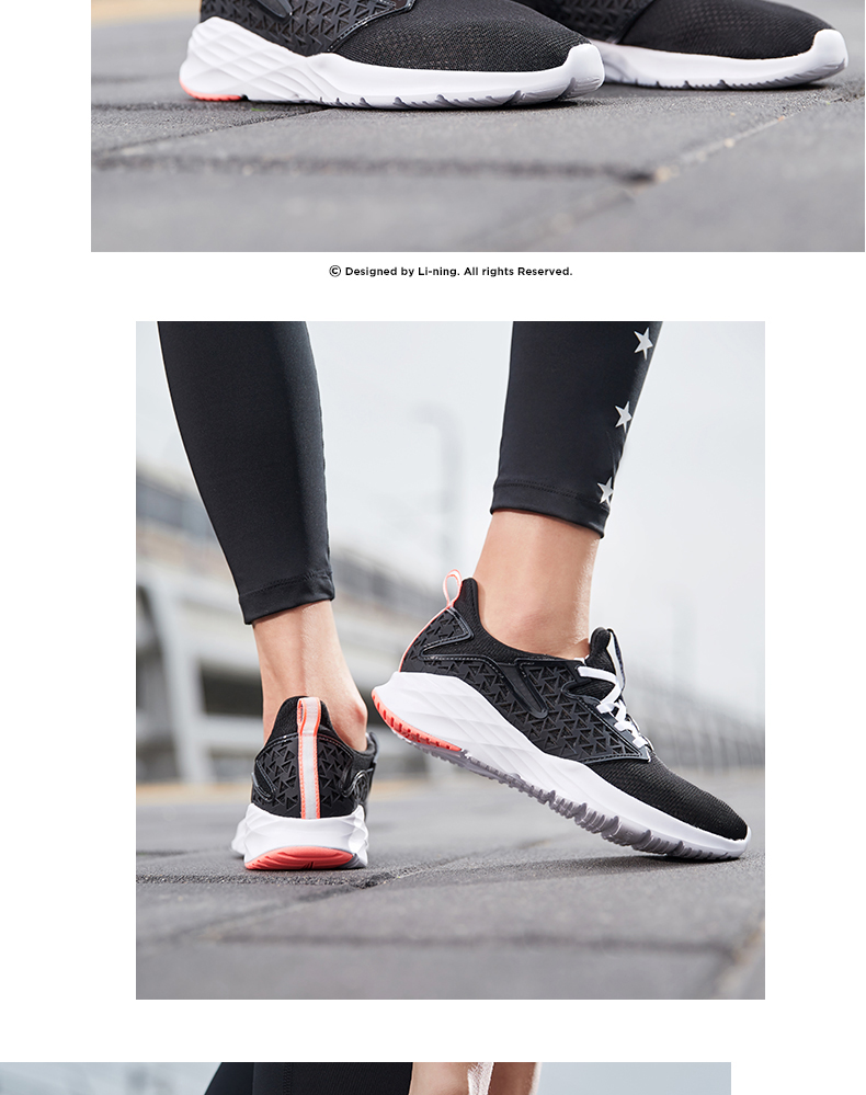 Giày chạy bộ Li Ning Giày nữ 2019 mới CRAZY RUN đôi giày mùa thu và ánh sáng đôi giày chạy bộ giày thể thao - Giày chạy bộ giày chạy