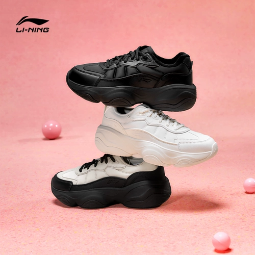Li Ning, высокий демисезонный комплект на платформе для отдыха, спортивная обувь