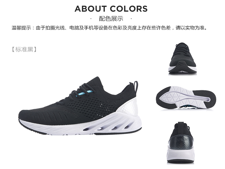 Giày chạy bộ Li Ning nữ 2019 mới mùa thu và mùa đông lưới nửa lòng bàn tay Li Ning arc shock giày chạy thể thao nhẹ - Giày chạy bộ giày thể thao nam