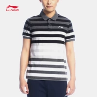 Li Ning áo sơ mi ngắn tay nam thể thao cuộc sống mới ve áo thể thao mùa hè ngắn APLM295 - Áo polo thể thao áo phông nam polo