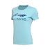 Li Ning áo thun ngắn tay nữ mới thể thao loạt đời cổ tròn xu hướng đan ngắn thể thao - Áo phông thể thao áo thun gym Áo phông thể thao
