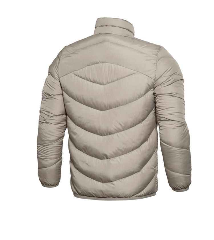 Li Ning ngắn xuống áo khoác nam Wade loạt windproof và chống ẩm ấm cổ áo 90% ngỗng xuống thể thao áo phao đại hàn nữ