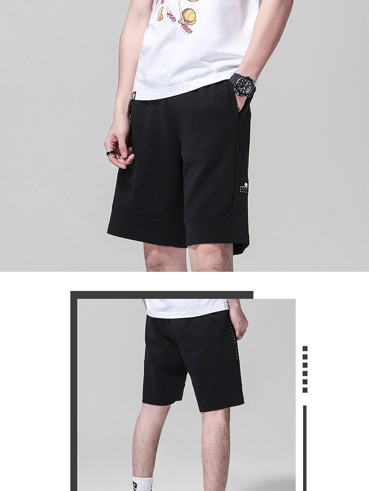 Li Ning quần ngắn nam 2018 mới BAD NĂM bóng rổ hàng loạt người đàn ông giản dị của mùa hè đan bó sát quần bơi nam adidas
