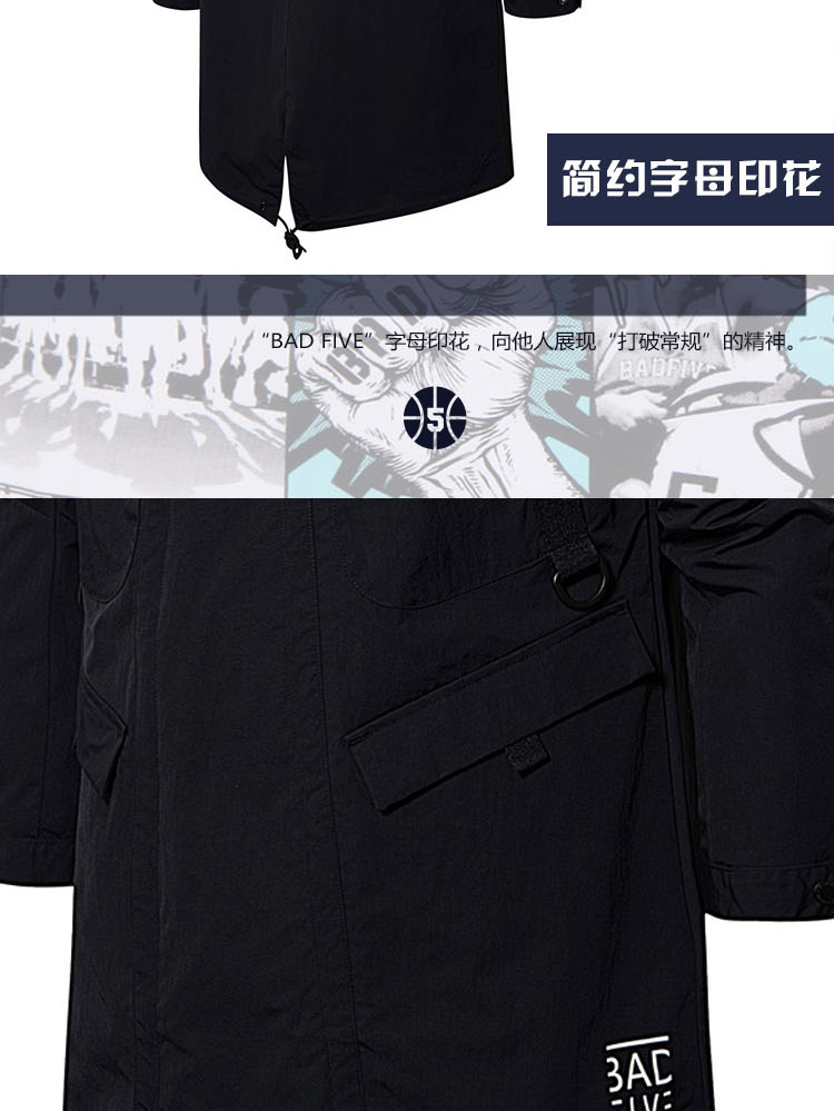 Li Ning áo gió nam 2018 mới bóng rổ loạt dài tay windproof phù hợp với đội mũ trùm đầu áo khoác nam thể thao áo gió gucci