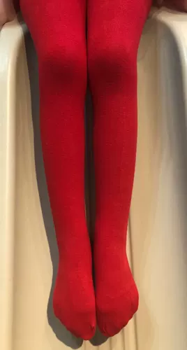 Calzedonia Girl Big Red Cantyhose Cantyhose китайские красные чулки хлопковые линии кашемирные чулки