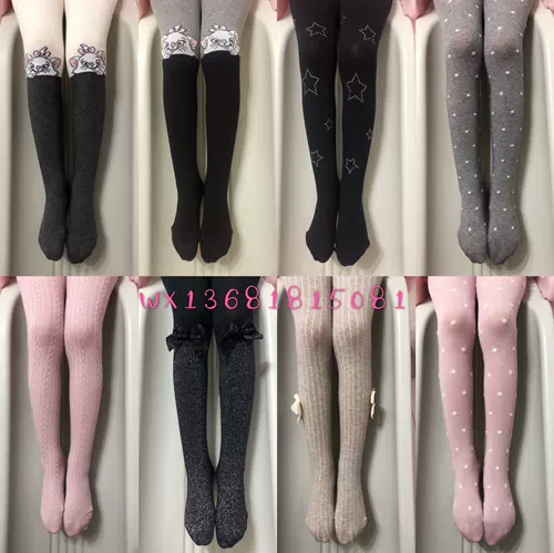 Calzedonia осенне-зимние вязаные колготки для детей и девочек, подходят для 12-15 градусов, бархатный бантик