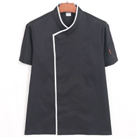 Черный топ с короткими рукавами