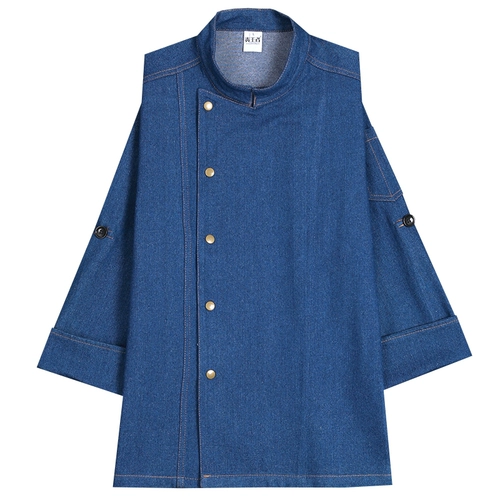 Джинсовый комбинезон, комплект, короткий рукав, делается под заказ