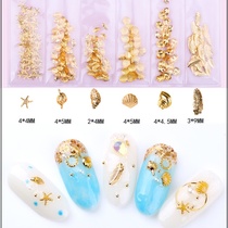 Mechia New Ornaments Rose Gold Metal Patches bagged Japanese Rivets Nail decorations