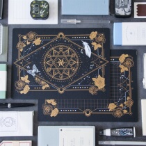 Fun Magical Array Carving Pad Hand Account penbeat Rubber Seal High Face Value Seal Cutting Paper Model Hand-made A4