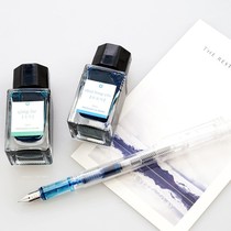 Handmade color ink gold and silver powder