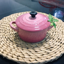 Japanese-style simple grass-woven pastoral placemat coaster heat insulation mat Tea set mat Hand-woven pot mat Bowl mat Round placemat