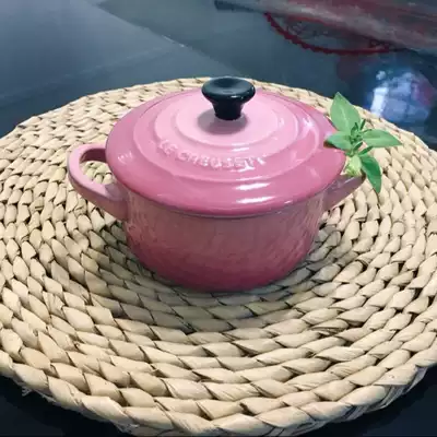 Japanese-style simple grass-woven pastoral placemat coaster heat insulation mat Tea set mat Hand-woven pot mat Bowl mat Round placemat