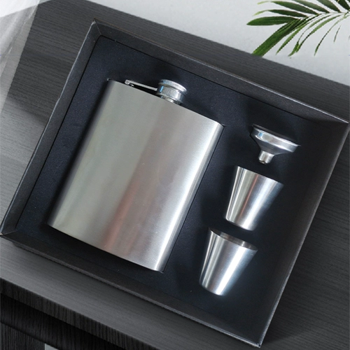 Портативная карманная фляжка из нержавеющей стали, Россия, объем 304, увеличенная толщина