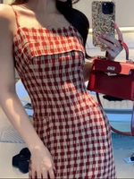 Длинное платье-комбинация