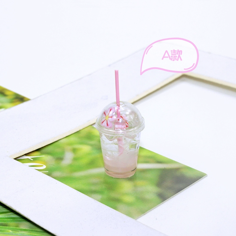 BÚP BÊ Đồ ăn thu nhỏ Chơi cảnh Mô hình Nhà búp bê Phụ kiện Đồ uống nhỏ Matcha Ice Frappuccino D519 - Búp bê / Phụ kiện