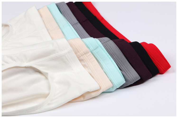 3 chiếc quần lót nam kiểu tam giác tóm tắt quần short nam màu rắn eo quần cỡ lớn nam thanh niên các loại quần lót nam nữ