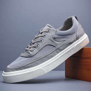 Summer Breathable Men's Shoes, Trendy and Versatile Mesh Canvas Shoes, Men's Old Beijing Sneakers, Men's Casual Ice Silk Mesh Shoes