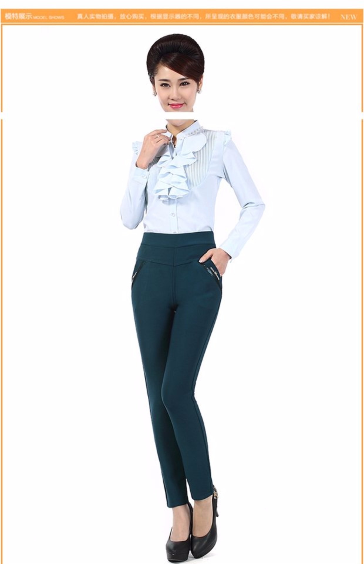 Khuyến mãi mới Quần trung niên và tuổi già Quần legging Quần ngoài của phụ nữ mùa xuân và mùa thu Quần mẹ co giãn cao eo quần áo tập gym nữ