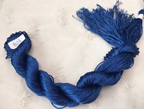 Cross-stitch six-strand bright silk thread number 803 blue shiny velvet embroidery thread flat embroidery Shandong