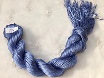 Cross-stitch six-strand bright silk thread number 793 blue shiny velvet embroidery thread flat embroidery Shandong