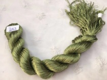 Cross-stitch silk light No. 3052 embroidery bright silk thread handmade ball-wrapped floral silk thread with patching thread green