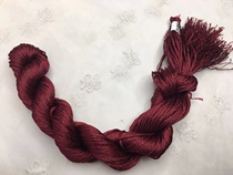 Maroon cross stitch 6 strands of bright silk thread national standard No. 3685 wine red hand embroidery cross stitch with silk thread