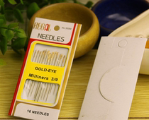 Embroidery red thread embroidery needles handmade embroidery needles 16-piece household needle size combination set that will not fade on embroidered clothes