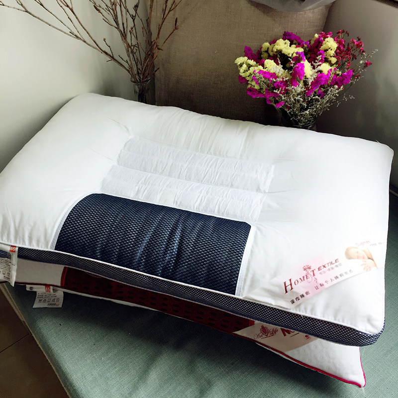 Full cotton pillow core pair of semen cassiae adult buckwheat shell home comfortable whole head and neck single help sleep