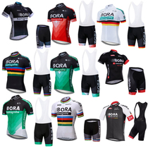 Team version BORA summer short-sleeved riding suit mens and womens road cycling suit bicycle Tour de France shorts riding custom