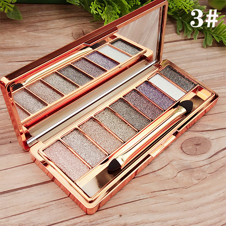 Vibrato cô gái là bí ngô màu 9 màu nàng tiên cá Ji bóng mắt tấm pearlescent trái đất màu khỏa thân tự nhiên trang điểm kéo dài không nở bảng màu mắt colourpop
