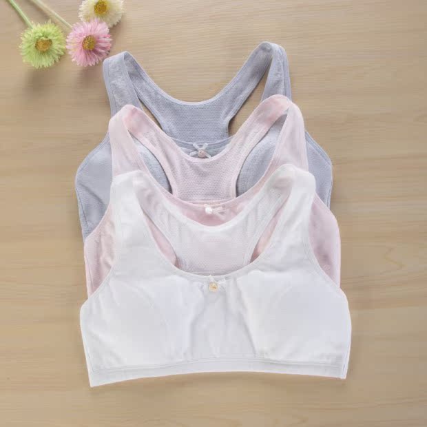 Mùa hè thanh niên đồ lót nữ phát triển học sinh trung học cơ sở học sinh mỏng vest phong cách học sinh trung học cotton cô gái áo ngực quan lot nu